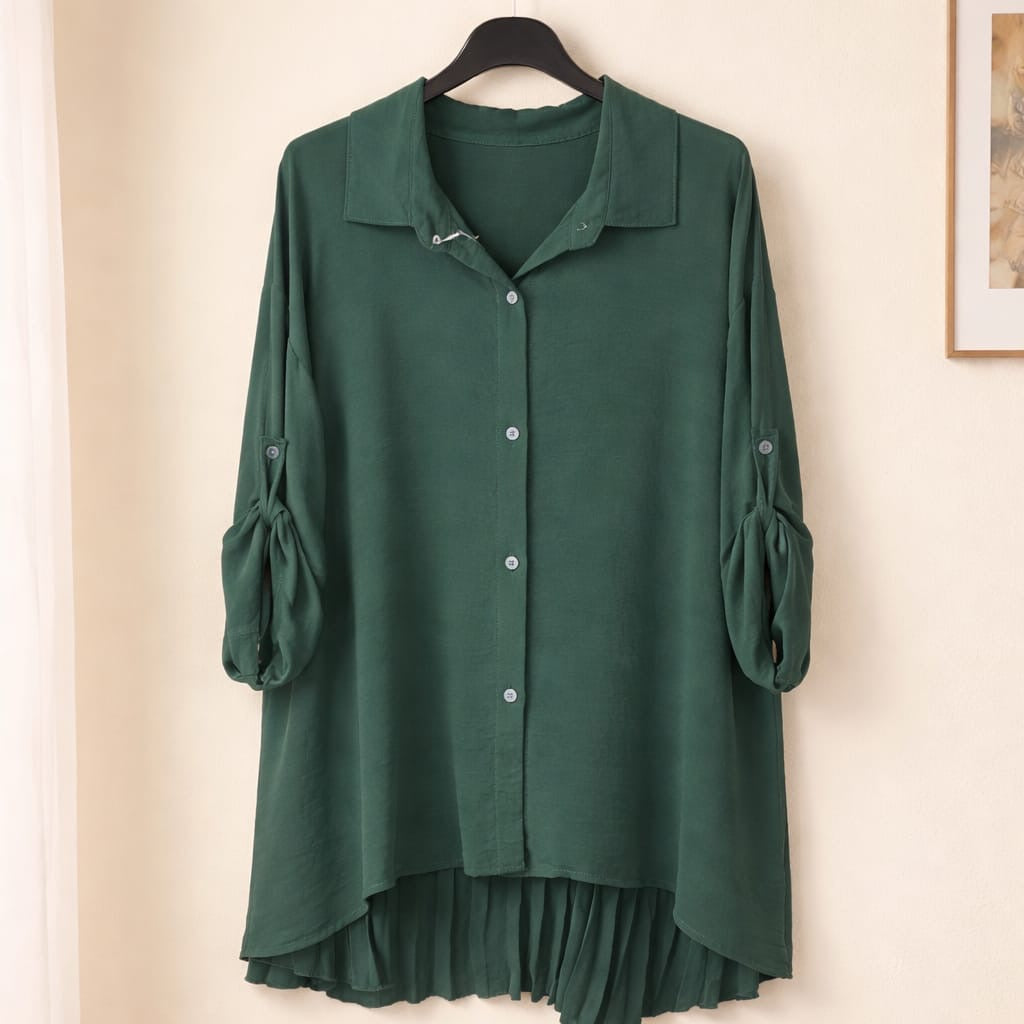 Bluse mit Detail am Rücken