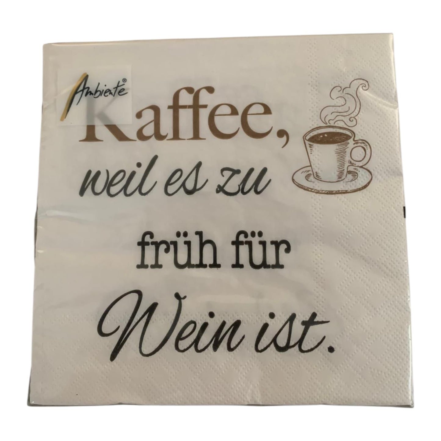 Lunch Serviette "Kaffee/Wein"