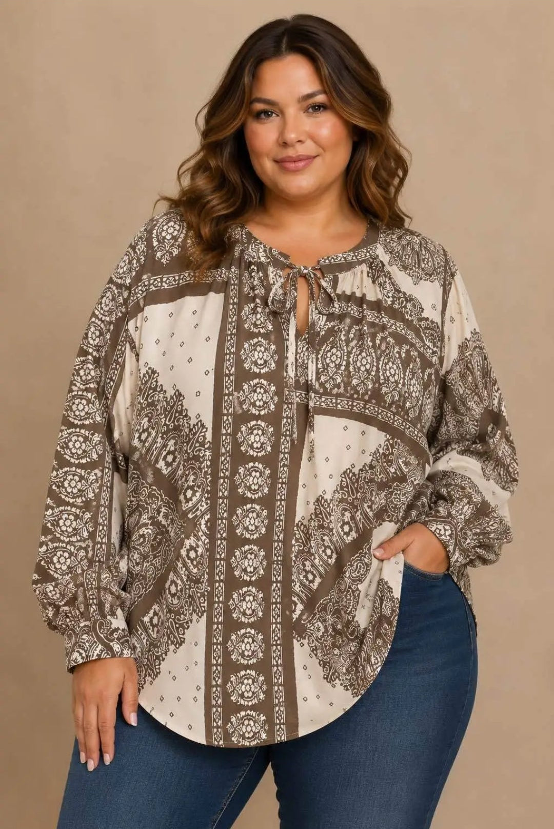 Bluse Boho