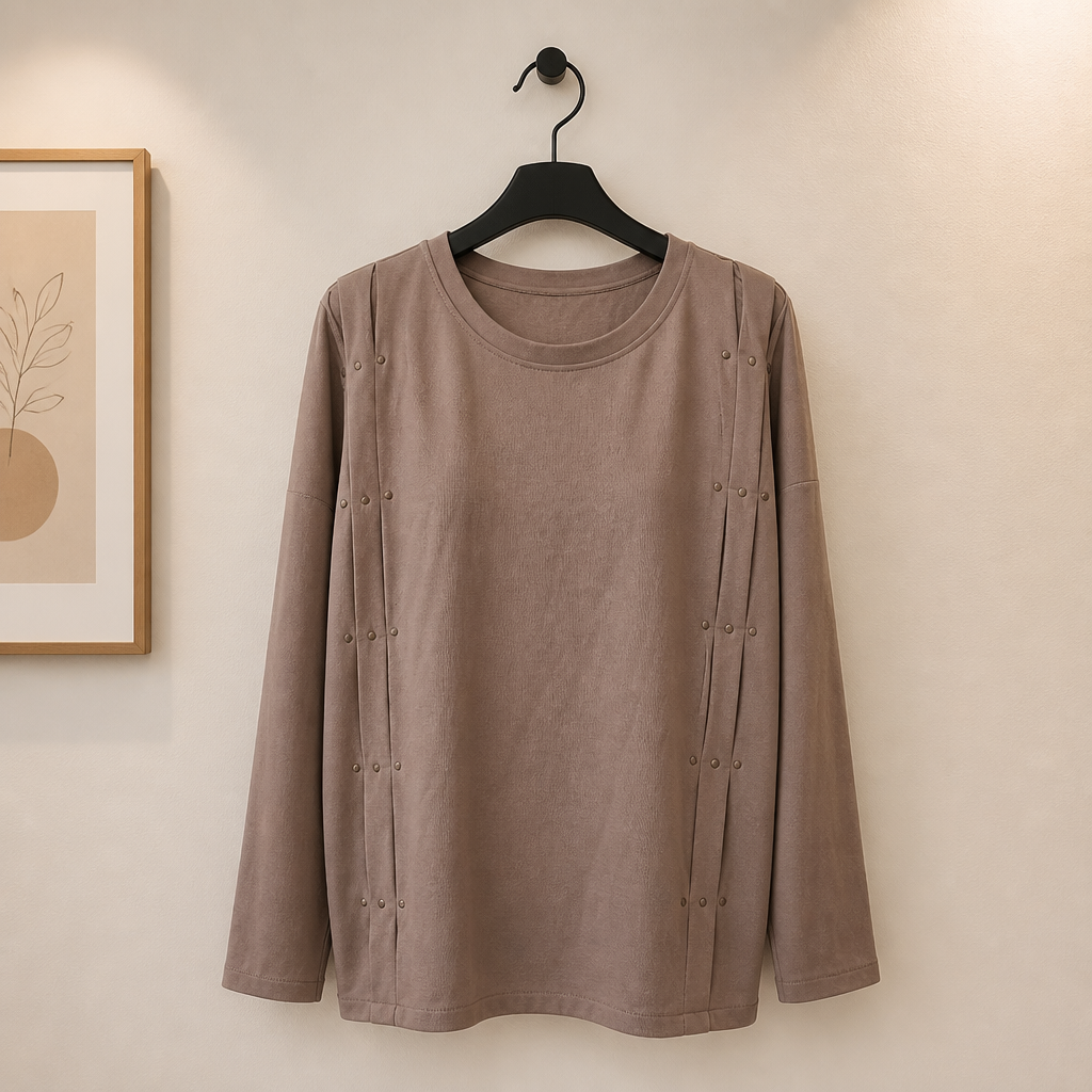 Sweatshirt mit raffinierten Details