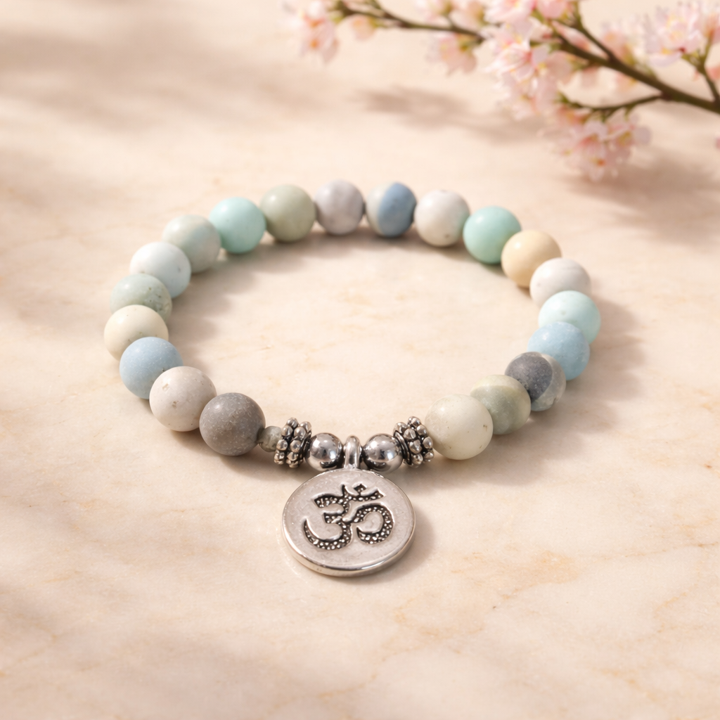 Amazonit Armband Ohm