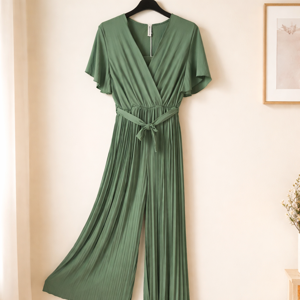 Plissee Jumpsuit