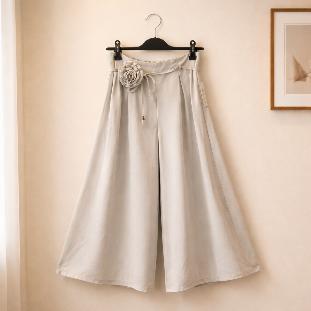 Culotte mit Blumen Detail