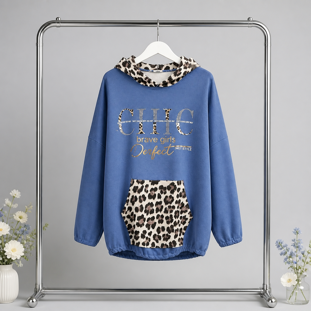 Hoodie Chic and Brave