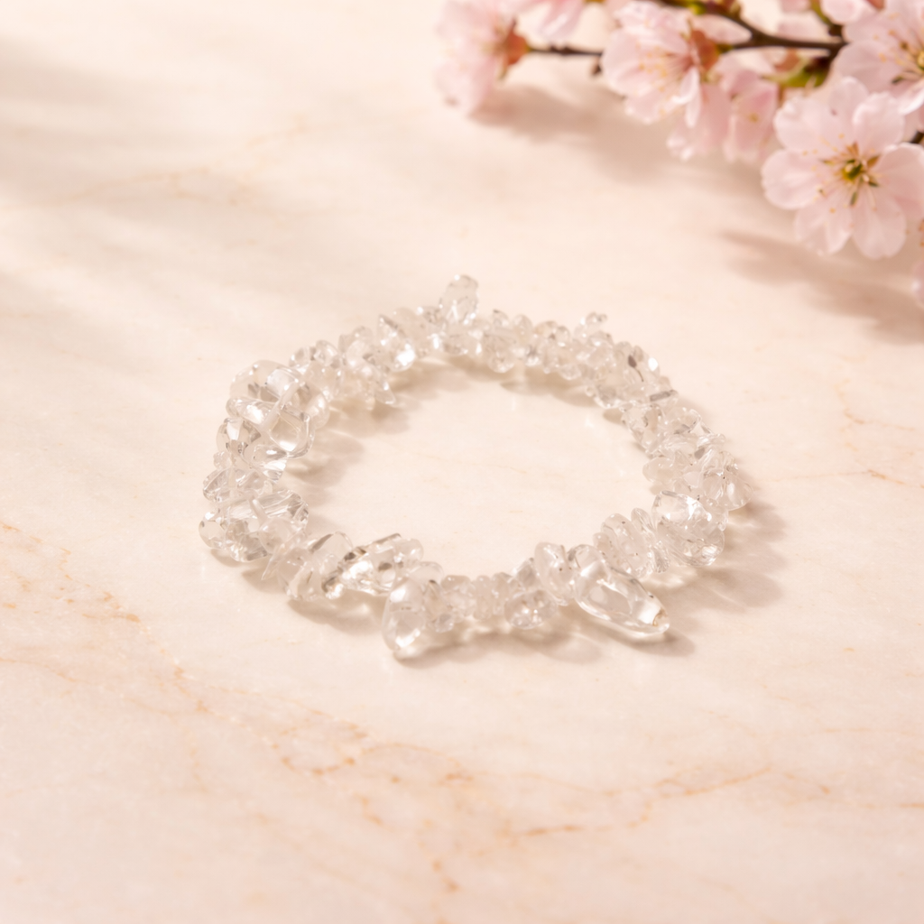 Bergkristall Splitterarmband