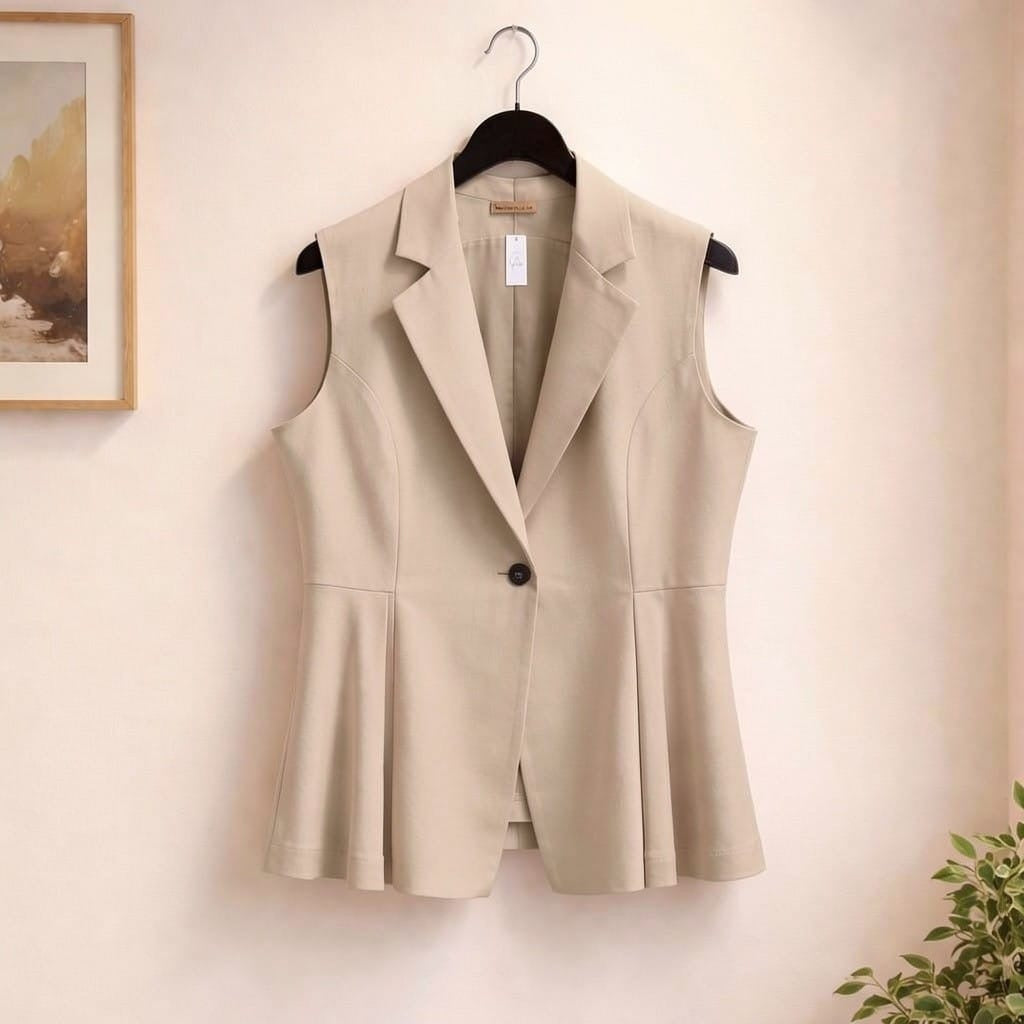 Ärmelloser Blazer