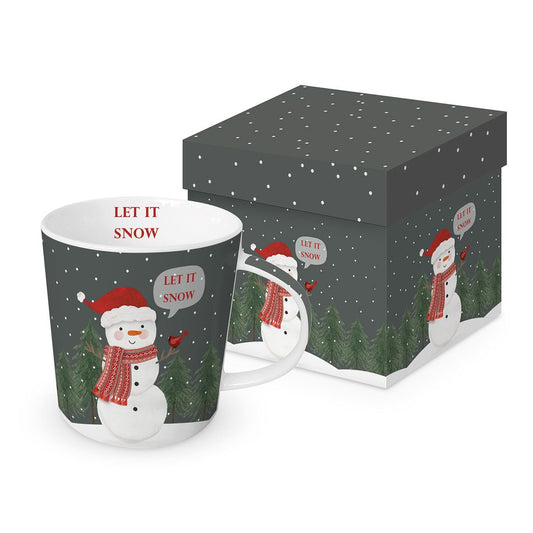 Trend Mug "Snowman grey"