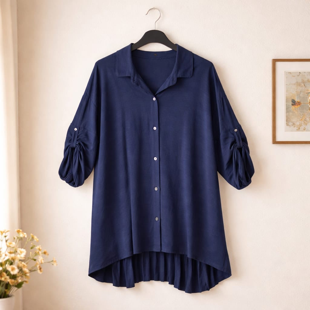 Bluse mit Detail am Rücken