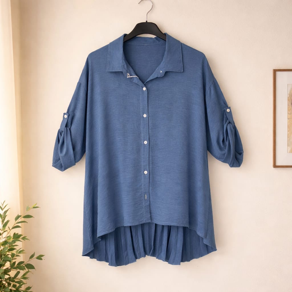 Bluse mit Detail am Rücken