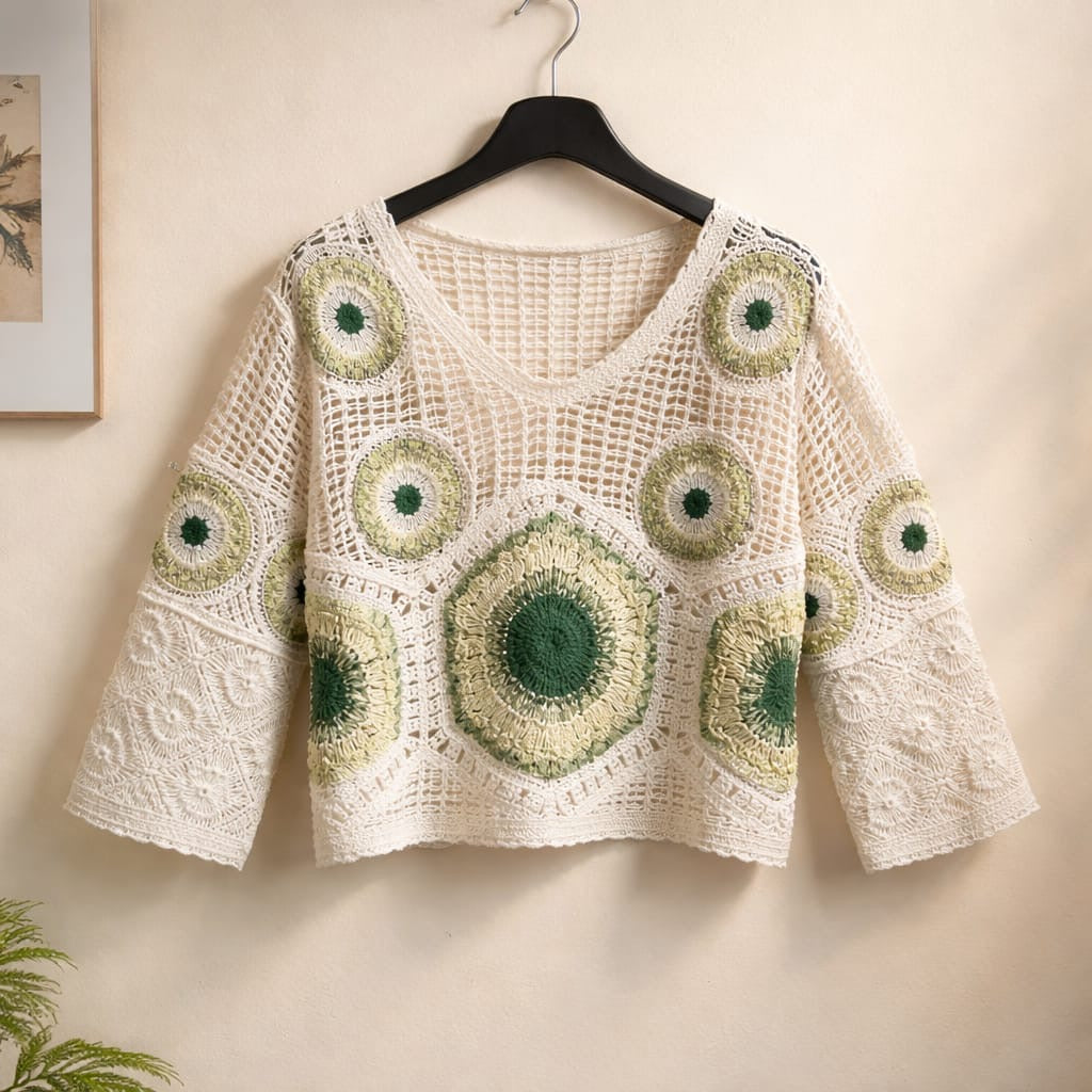 Häkelpullover