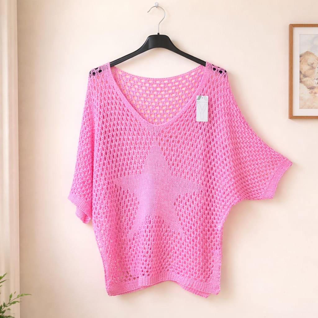 Feinstrick Shirt mit Stern