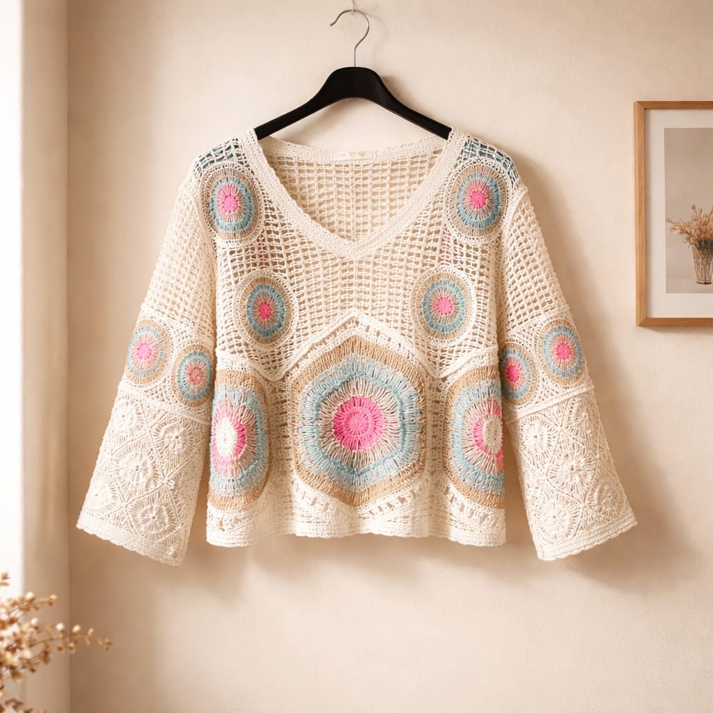 Häkelpullover