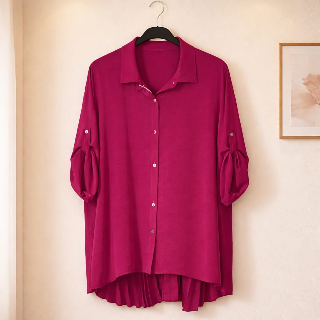 Bluse mit Detail am Rücken