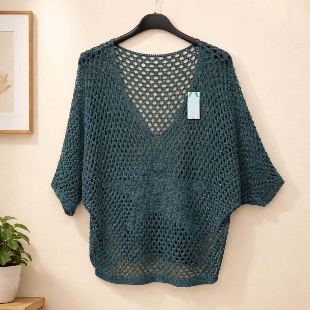 Feinstrick Shirt mit Stern