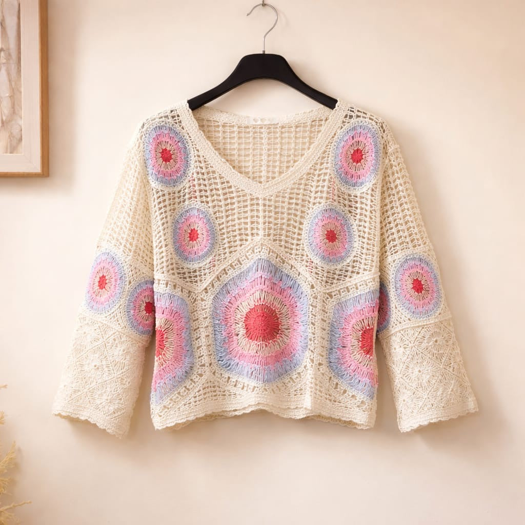 Häkelpullover