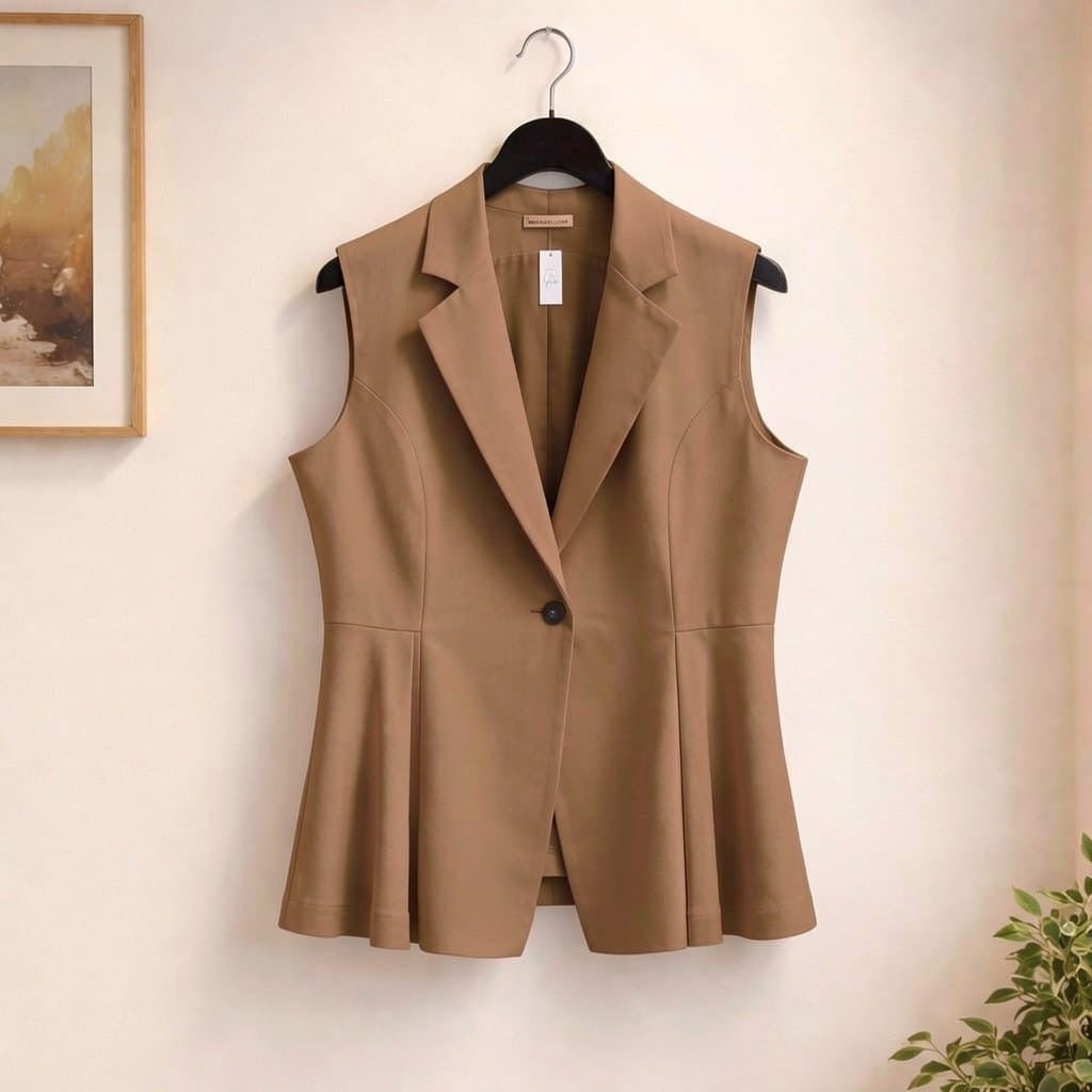 Ärmelloser Blazer