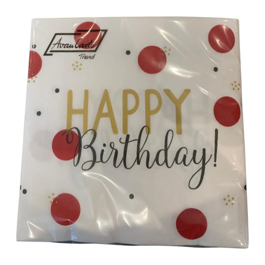Lunch Serviette "Happy Birthday"
