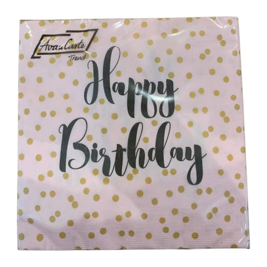 Lunch Serviette "Happy Birthday"