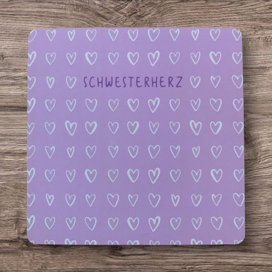 Untersetzer „Schwesterherz“