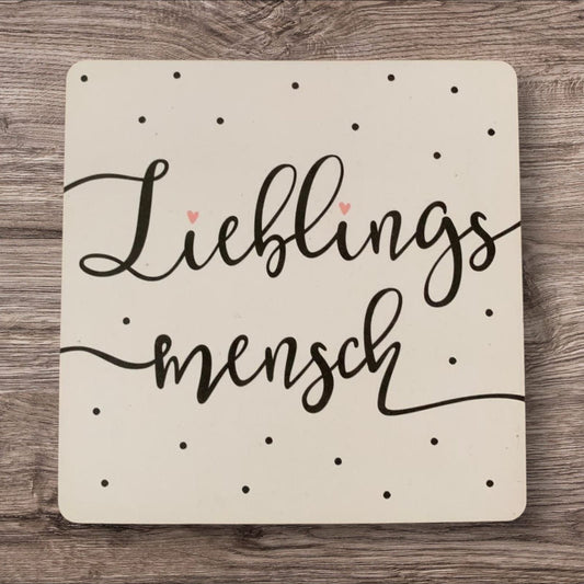 Untersetzer „Lieblingsmensch“