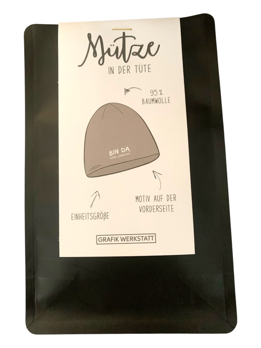 Mütze in der Tüte