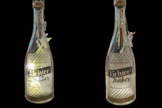 Leuchtflaschen Weihnachten