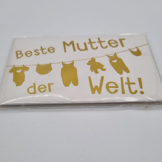 Magnet mit Goldfolie - Beste Mutter der Welt