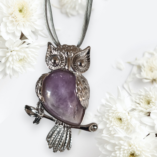 Eule Amethyst