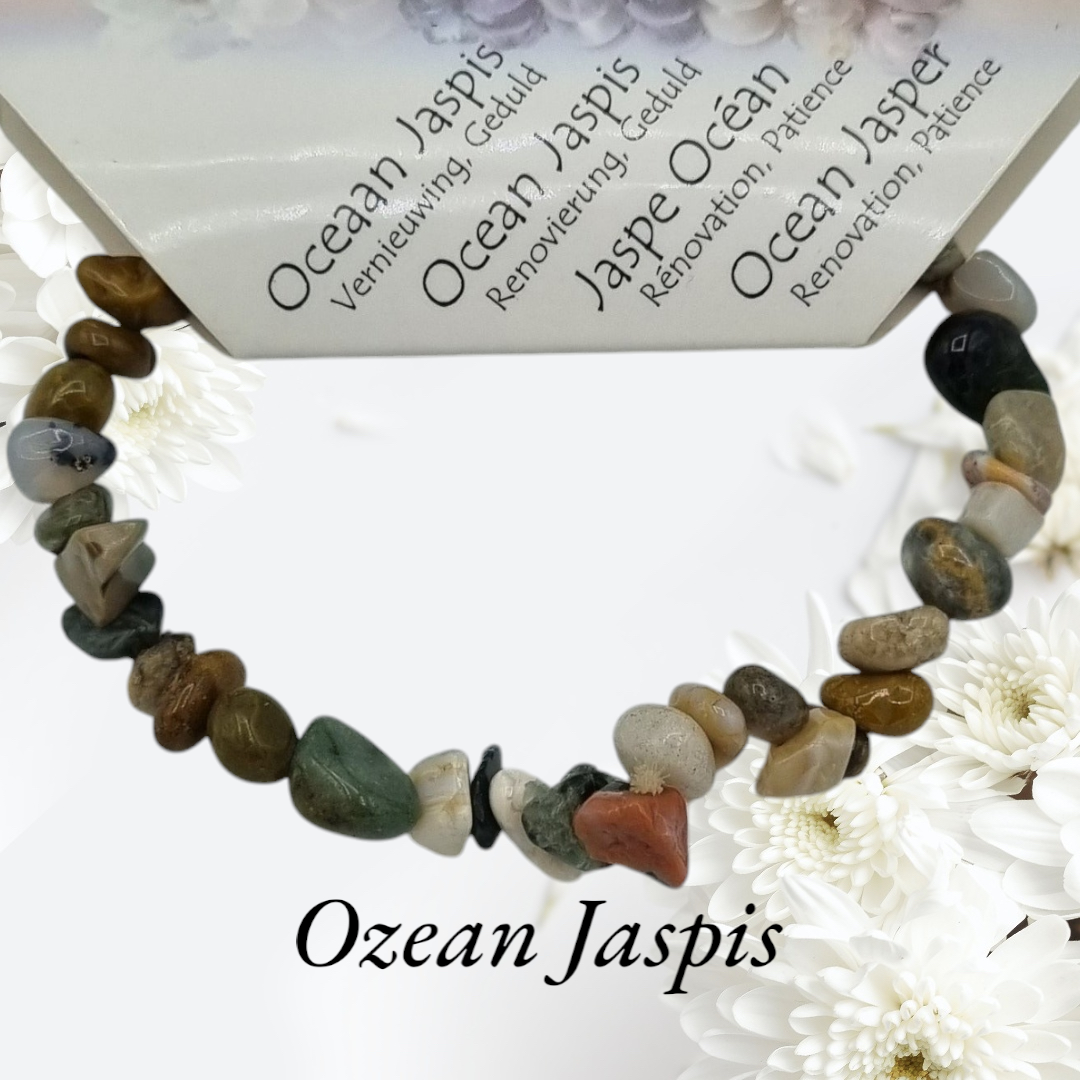 Edelsteinarmband - Ocean Jaspis