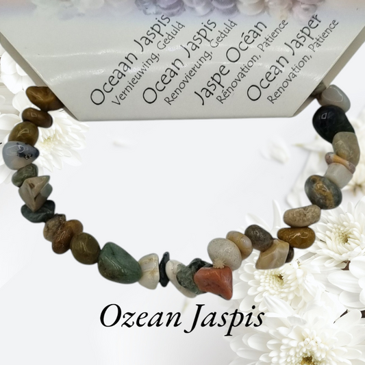 Edelsteinarmband - Ocean Jaspis