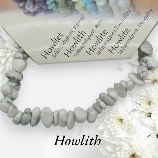 Edelsteinarmband - Howlith