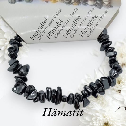 Edelsteinarmband - Hämatit