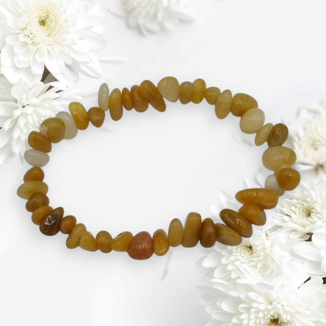 Edelsteinarmband - Orangencalcit