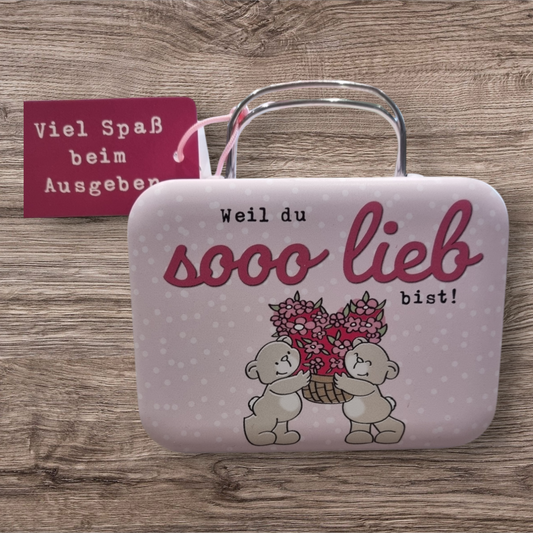 Geldkoffer aus Metall