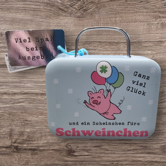 Geldkoffer aus Metall