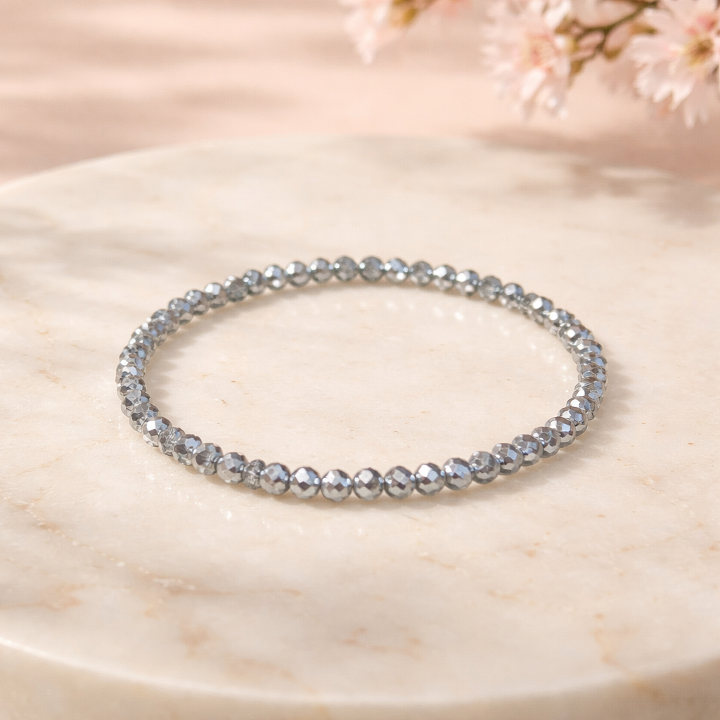 Armband aus geschliffen Glasperlen