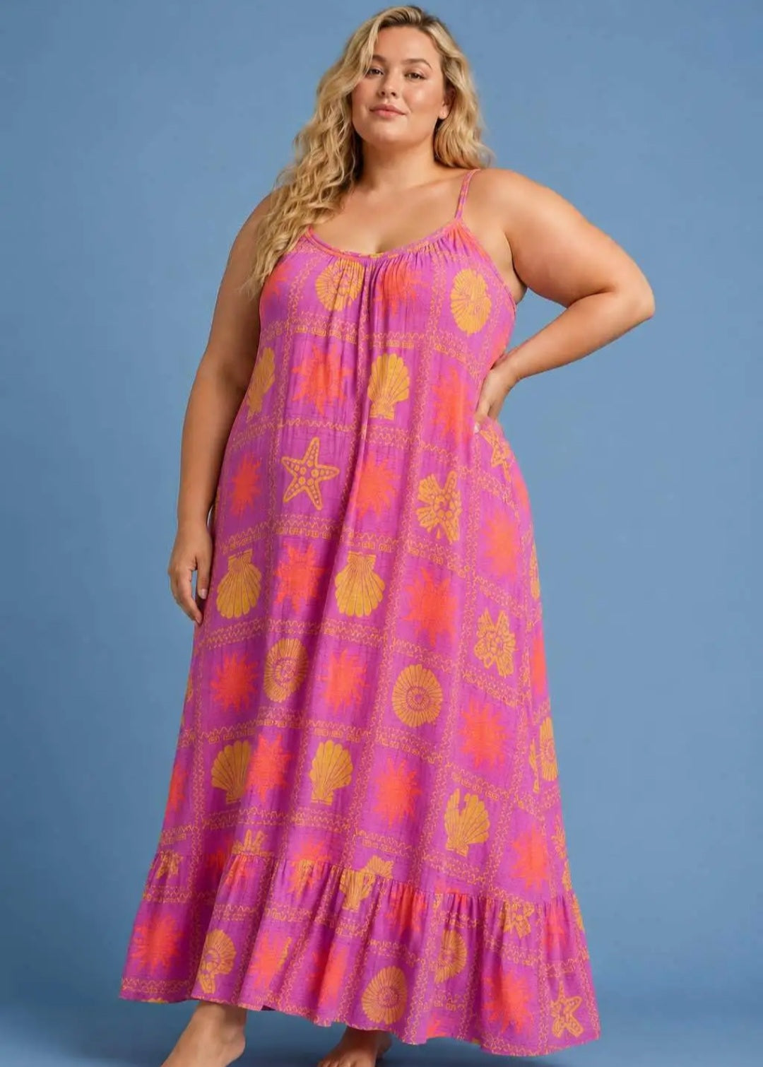Maritimes Trägerkleid