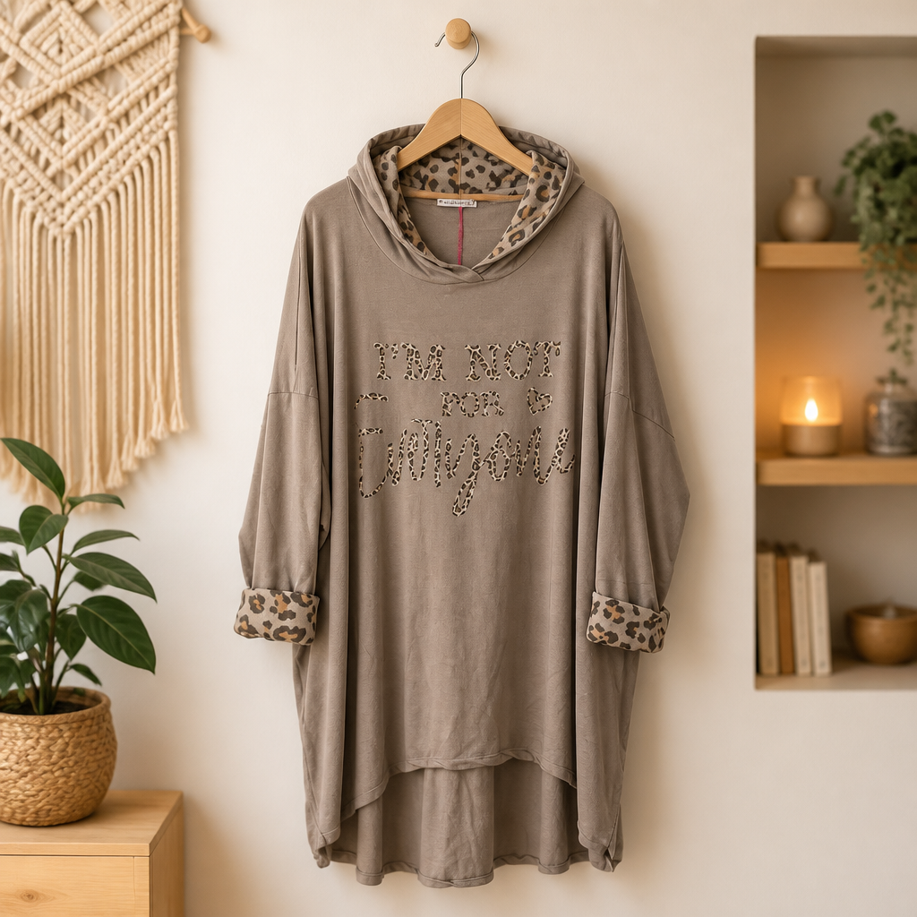 Long Hoodie "not for everything"