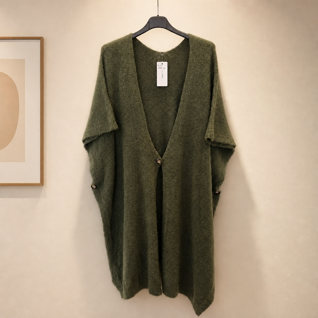 Strick Poncho