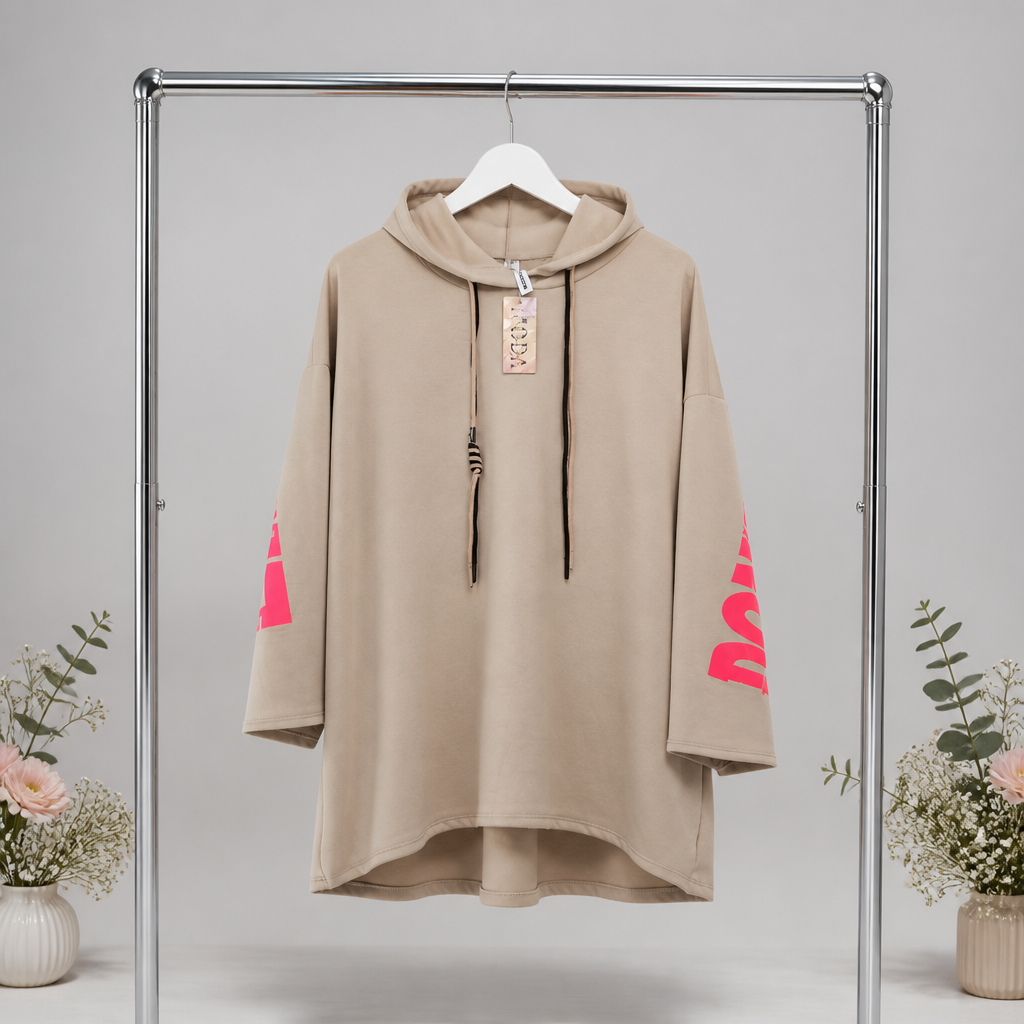 Oversize Hoodie "don't touch"