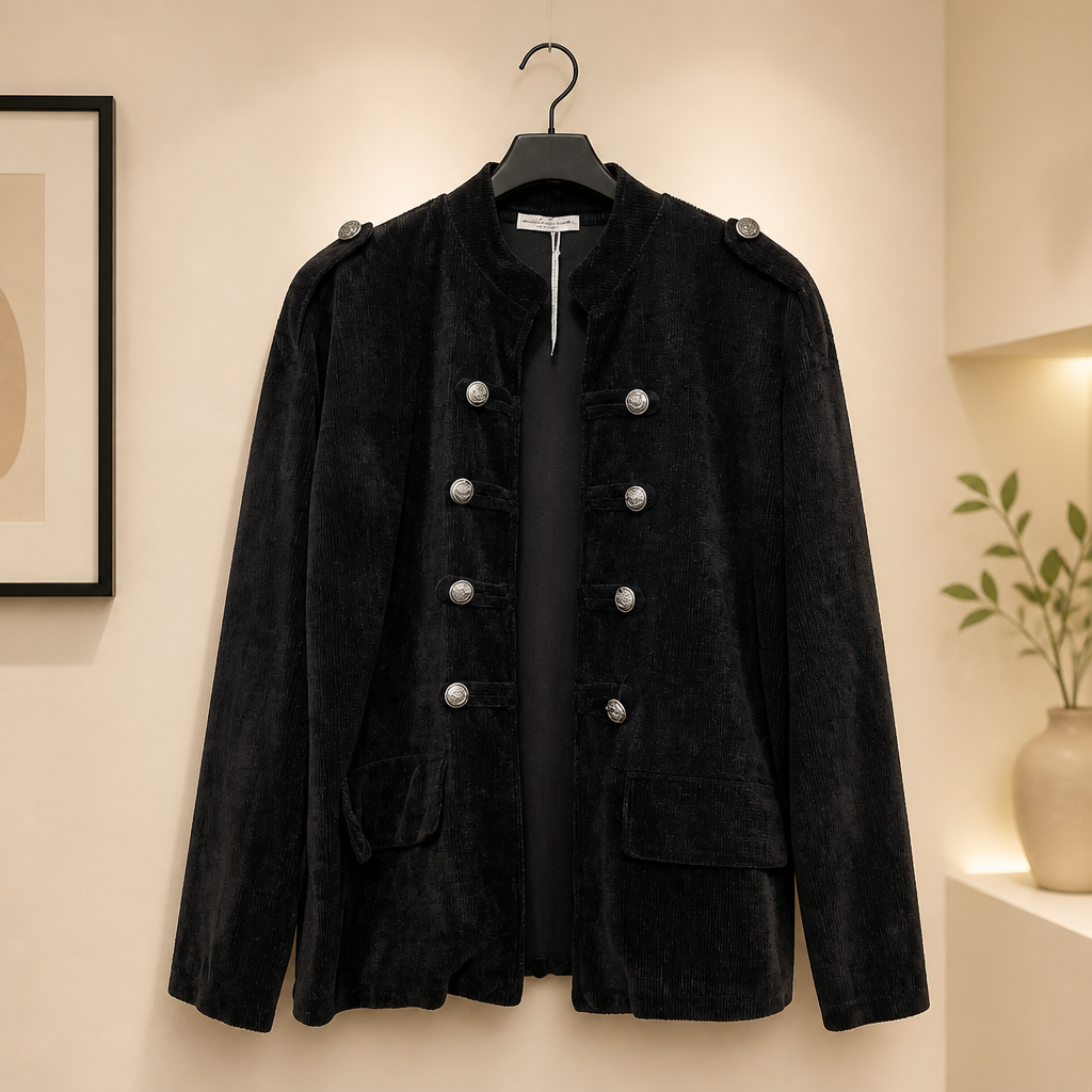 Cordjacke im Military Style