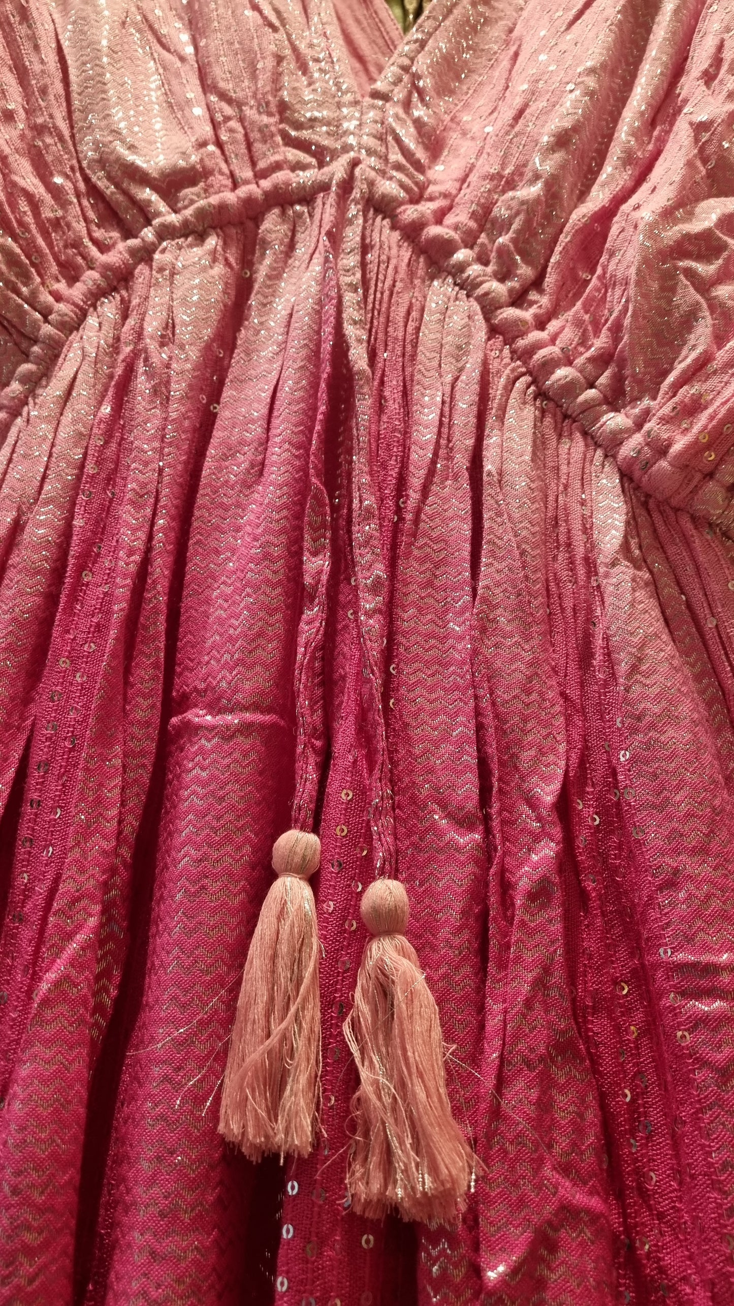 Funkelndes Boho Maxikleid