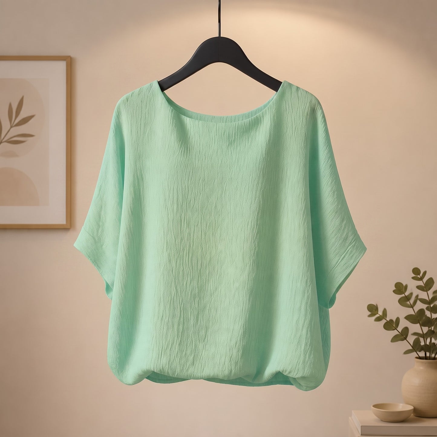 Leichte Ballon Bluse