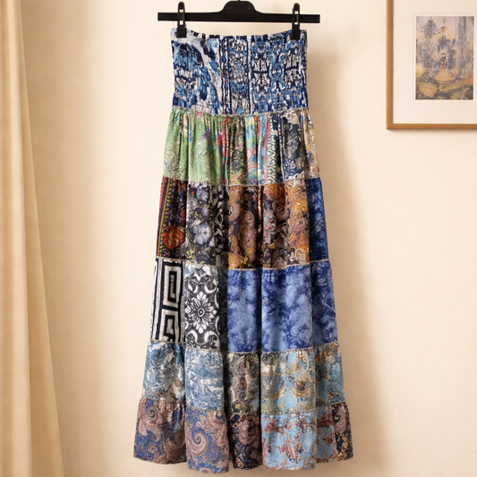 Bondeau Patchwork Kleid/Rock