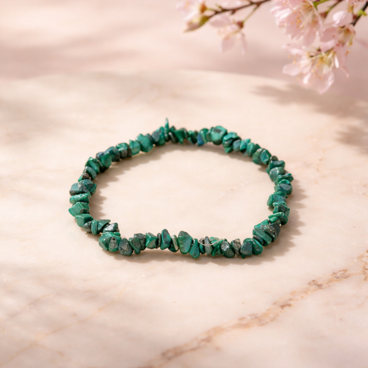 Splitterarmband Malachit