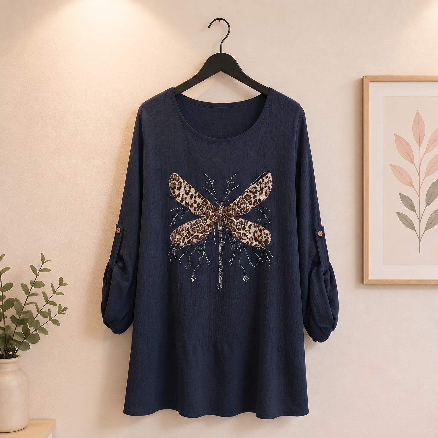Longshirt mit Libelle
