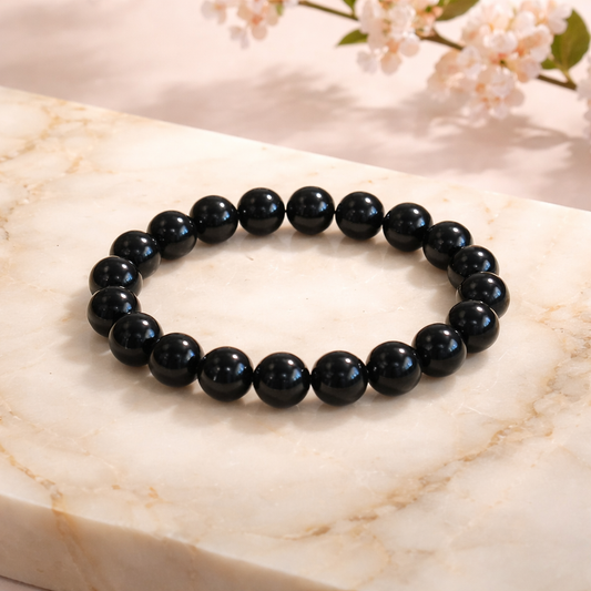 Obsidian Armband 8mm