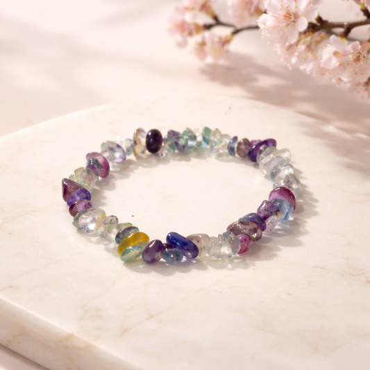 Fluorit Splitterarmband