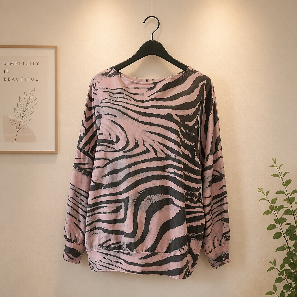 Oversize Shirt Zebra