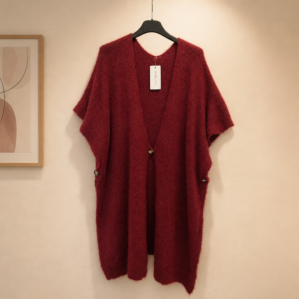 Strick Poncho